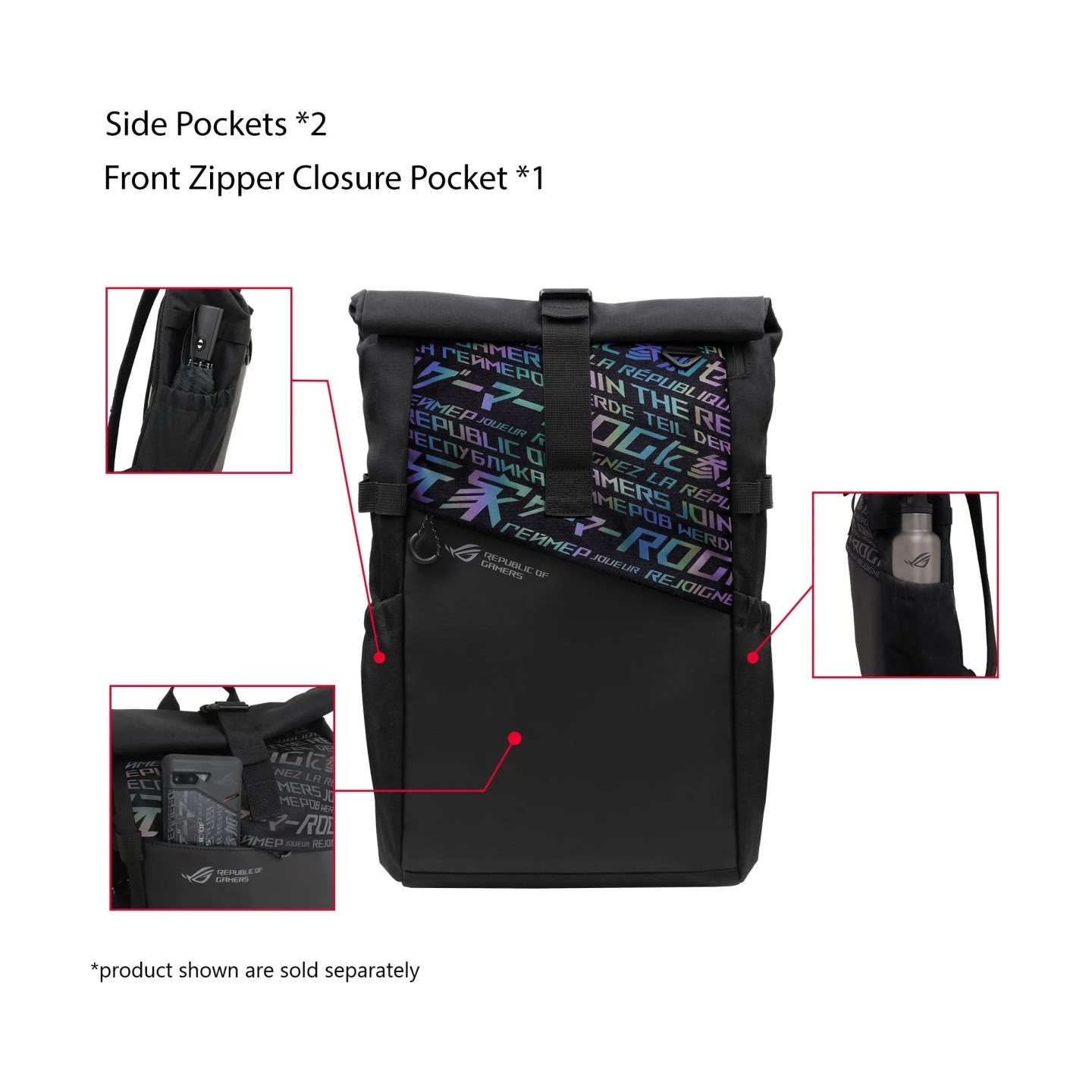 Asus BP4701 ROG BACKPACK/15_17 | Asus | Notebook carrying backpack | BP4701 | Fits up to size 17 " | Backpack | Black