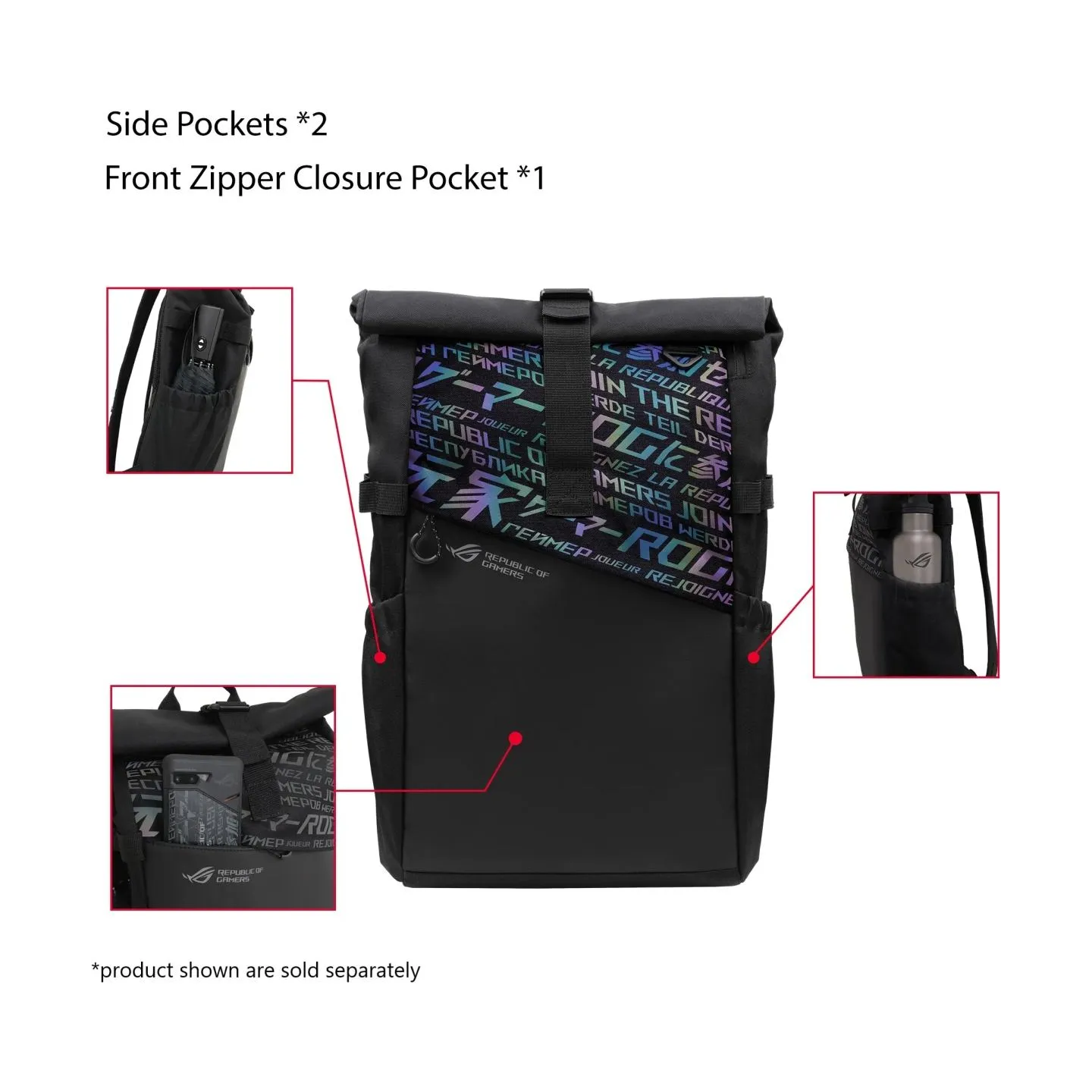 Asus BP4701 ROG BACKPACK/15_17 | Asus | Notebook carrying backpack | BP4701 | Fits up to size 17 " | Backpack | Black