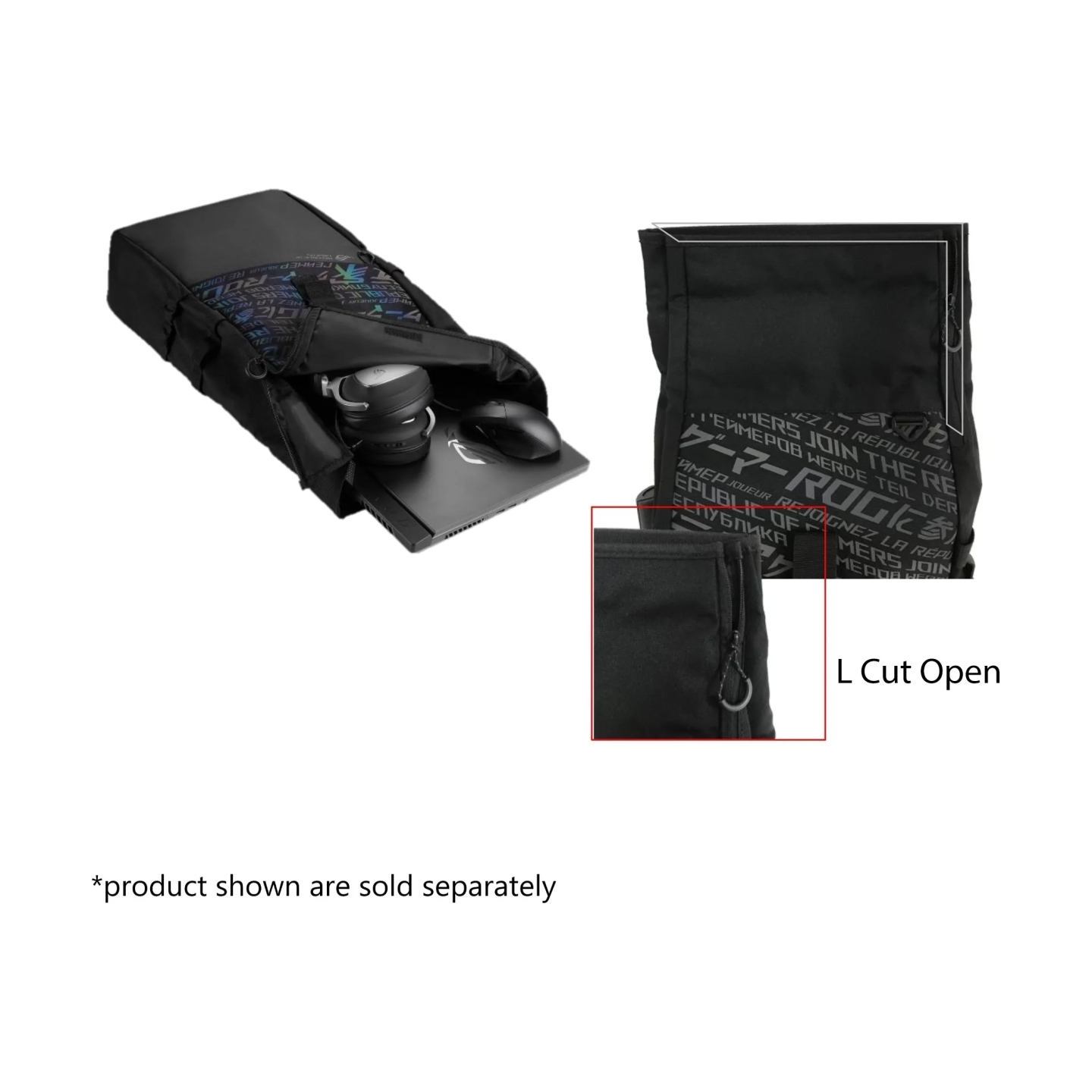 Asus BP4701 ROG BACKPACK/15_17 | Asus | Notebook carrying backpack | BP4701 | Fits up to size 17 " | Backpack | Black
