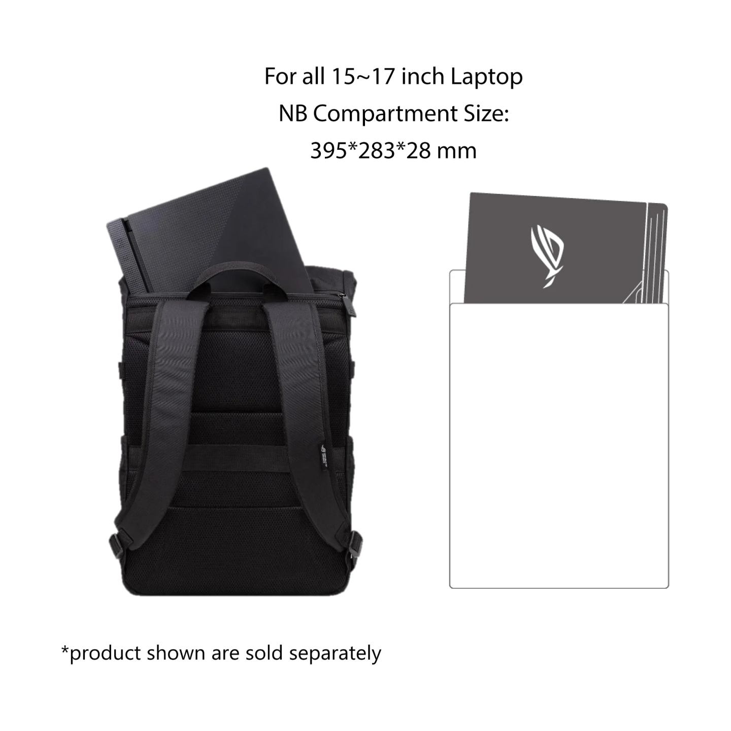 Asus BP4701 ROG BACKPACK/15_17 | Asus | Notebook carrying backpack | BP4701 | Fits up to size 17 " | Backpack | Black