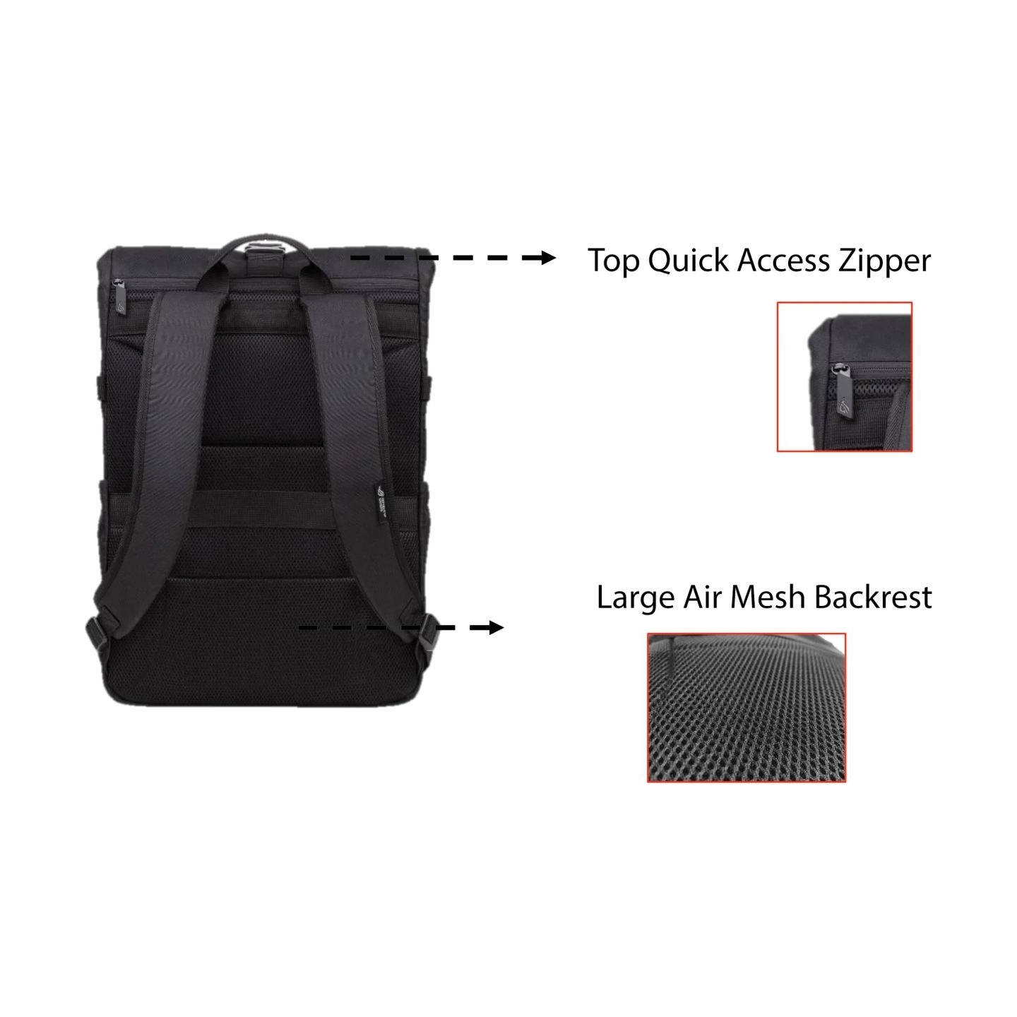 Asus BP4701 ROG BACKPACK/15_17 | Asus | Notebook carrying backpack | BP4701 | Fits up to size 17 " | Backpack | Black