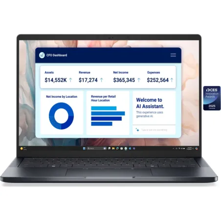 Dell Pro Premium 14 PA14250 | 14 " | IPS | FHD+ | Anti-glare | Intel Core Ultra 7 | 268V | 32 GB | LPDDR5x | Solid-state drive c