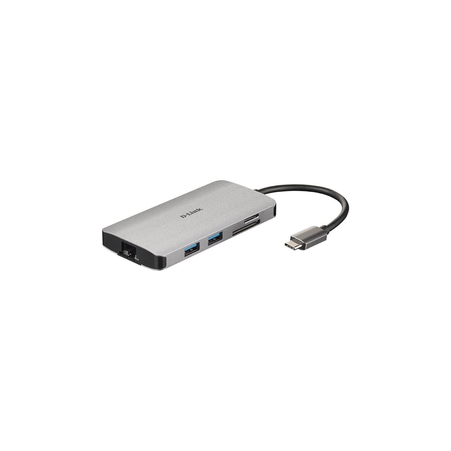 D-Link | 8-in-1 USB-C Hub with HDMI/Ethernet/Card Reader/Power Delivery | DUB-M810 | USB hub | USB Type-C