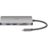 D-Link | 8-in-1 USB-C Hub with HDMI/Ethernet/Card Reader/Power Delivery | DUB-M810 | USB hub | USB Type-C