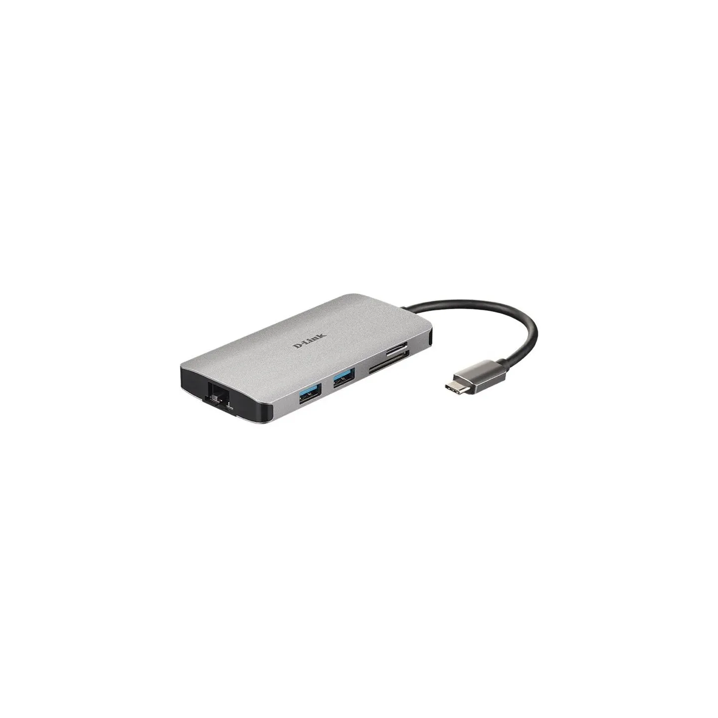 D-Link | 8-in-1 USB-C Hub with HDMI/Ethernet/Card Reader/Power Delivery | DUB-M810 | USB hub | USB Type-C