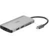 D-Link | 8-in-1 USB-C Hub with HDMI/Ethernet/Card Reader/Power Delivery | DUB-M810 | USB hub | USB Type-C