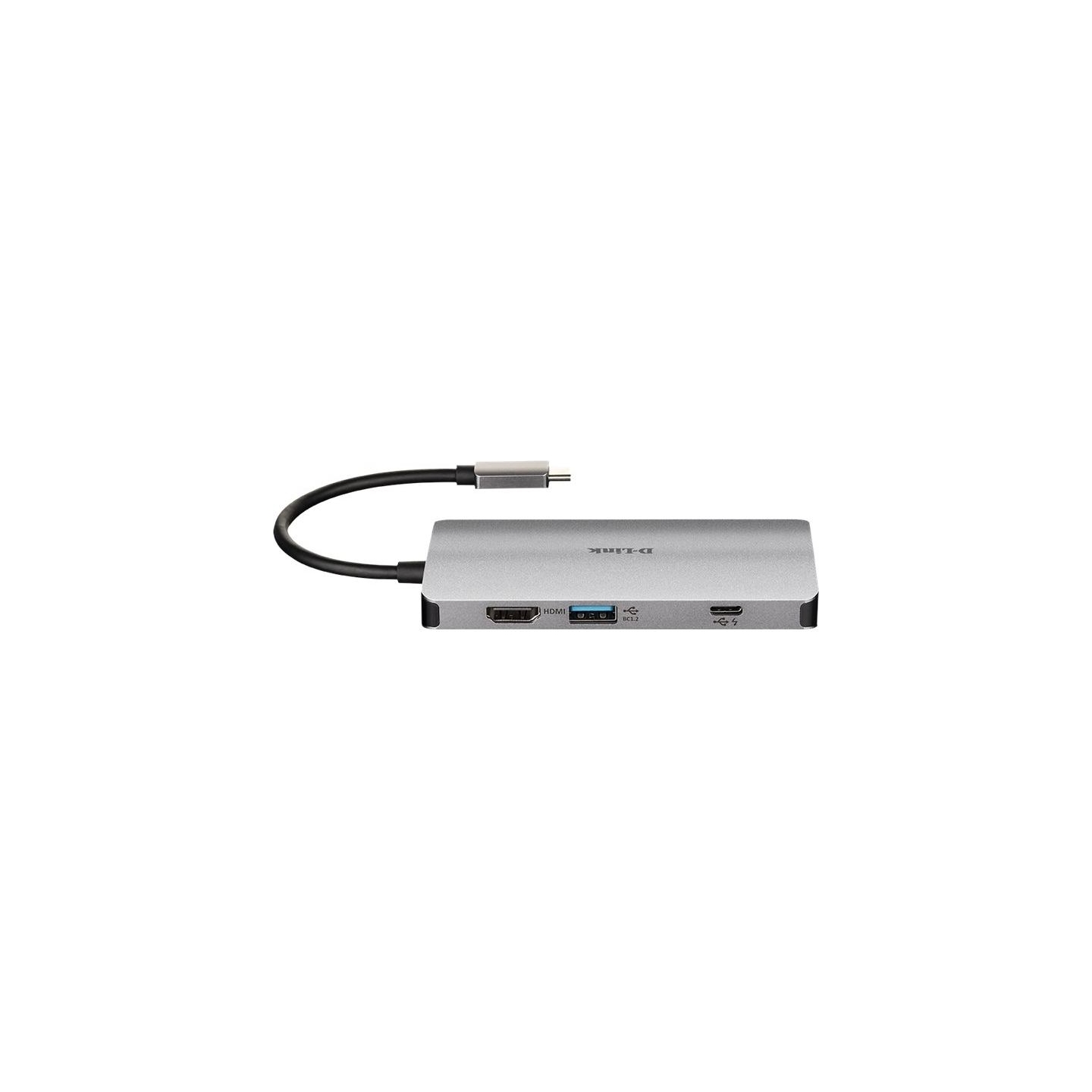 D-Link | 8-in-1 USB-C Hub with HDMI/Ethernet/Card Reader/Power Delivery | DUB-M810 | USB hub | USB Type-C