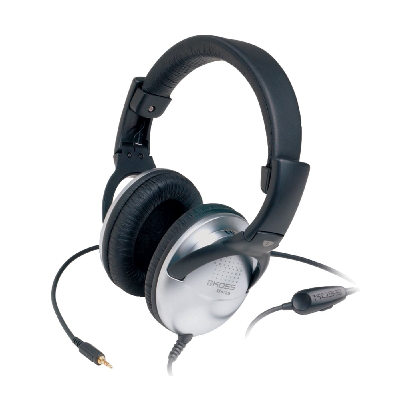 Koss | Headphones | SB45 | Wired | On-Ear | Microphone | Silver/Black | Noise canceling