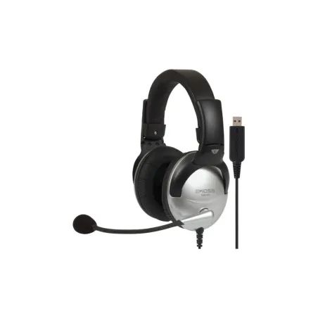 Koss | Gaming headphones | SB45 USB | Wired | On-Ear | Microphone | Silver/Black | Noise canceling
