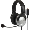Koss | Gaming headphones | SB45 USB | Wired | On-Ear | Microphone | Silver/Black | Noise canceling