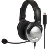 Koss | Gaming headphones | SB45 USB | Wired | On-Ear | Microphone | Silver/Black | Noise canceling