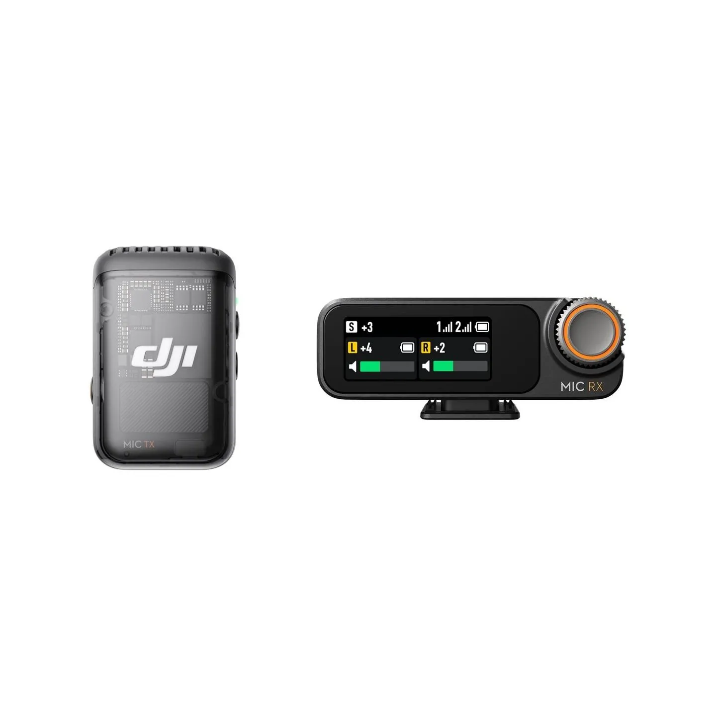 DJI | Wireless Microphone Set, 2 TX + 1 RX + Charging Case | Mic 2 | Bluetooth | Black