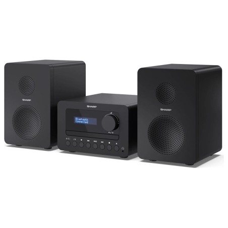 Sharp XL-B520D(BK) Tokyo Hi-Fi Micro System 2.0, FM/DAB/DAB+/USB, CD, Bluetooth 5.0, Aux-in, Black | Sharp | Tokyo Hi-Fi Micro S
