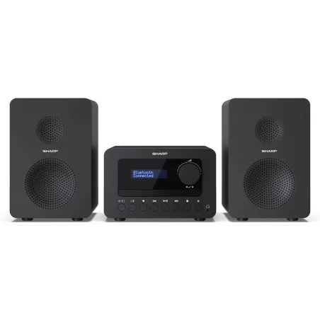 Sharp XL-B520D(BK) Tokyo Hi-Fi Micro System 2.0, FM/DAB/DAB+/USB, CD, Bluetooth 5.0, Aux-in, Black | Sharp | Tokyo Hi-Fi Micro S