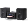 Sharp XL-B520D(BK) Tokyo Hi-Fi Micro System 2.0, FM/DAB/DAB+/USB, CD, Bluetooth 5.0, Aux-in, Black | Sharp | Tokyo Hi-Fi Micro S