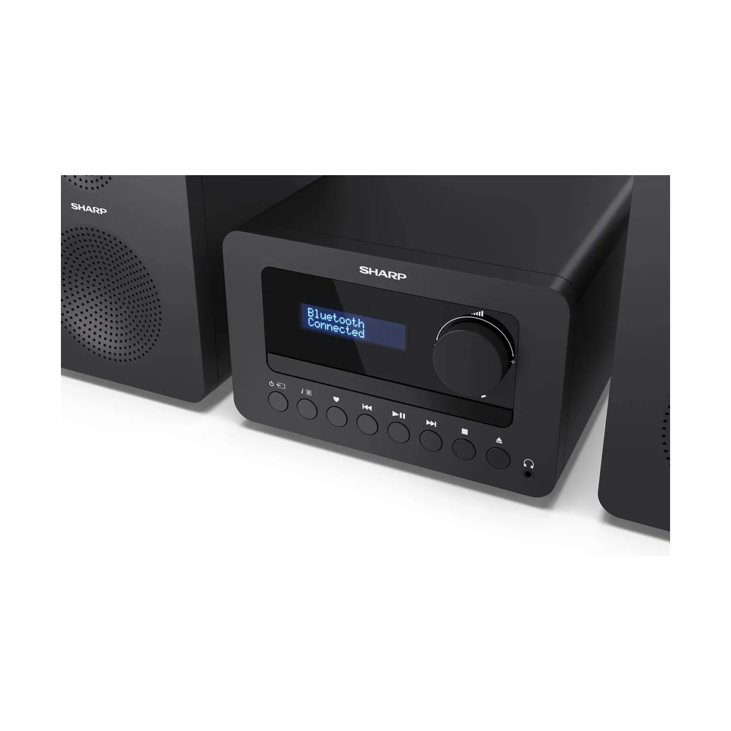 Sharp XL-B520D(BK) Tokyo Hi-Fi Micro System 2.0, FM/DAB/DAB+/USB, CD, Bluetooth 5.0, Aux-in, Black | Sharp | Tokyo Hi-Fi Micro S
