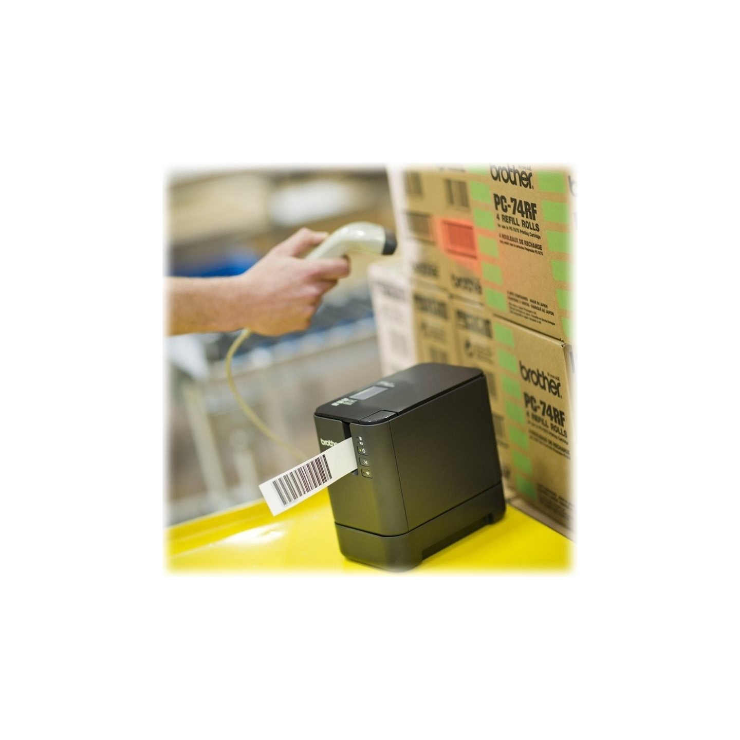 Brother PTP950NW | Mono | Thermal transfer | PC Professional label printer | Wi-Fi | Black