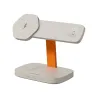 Canyon Wireless Charging Station Hexagon 310 3in1 LightGrey/Orange