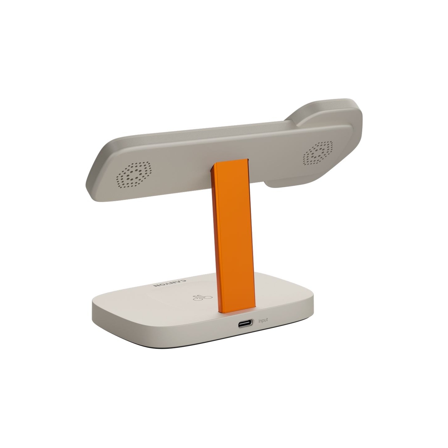 Canyon Wireless Charging Station Hexagon 310 3in1 LightGrey/Orange