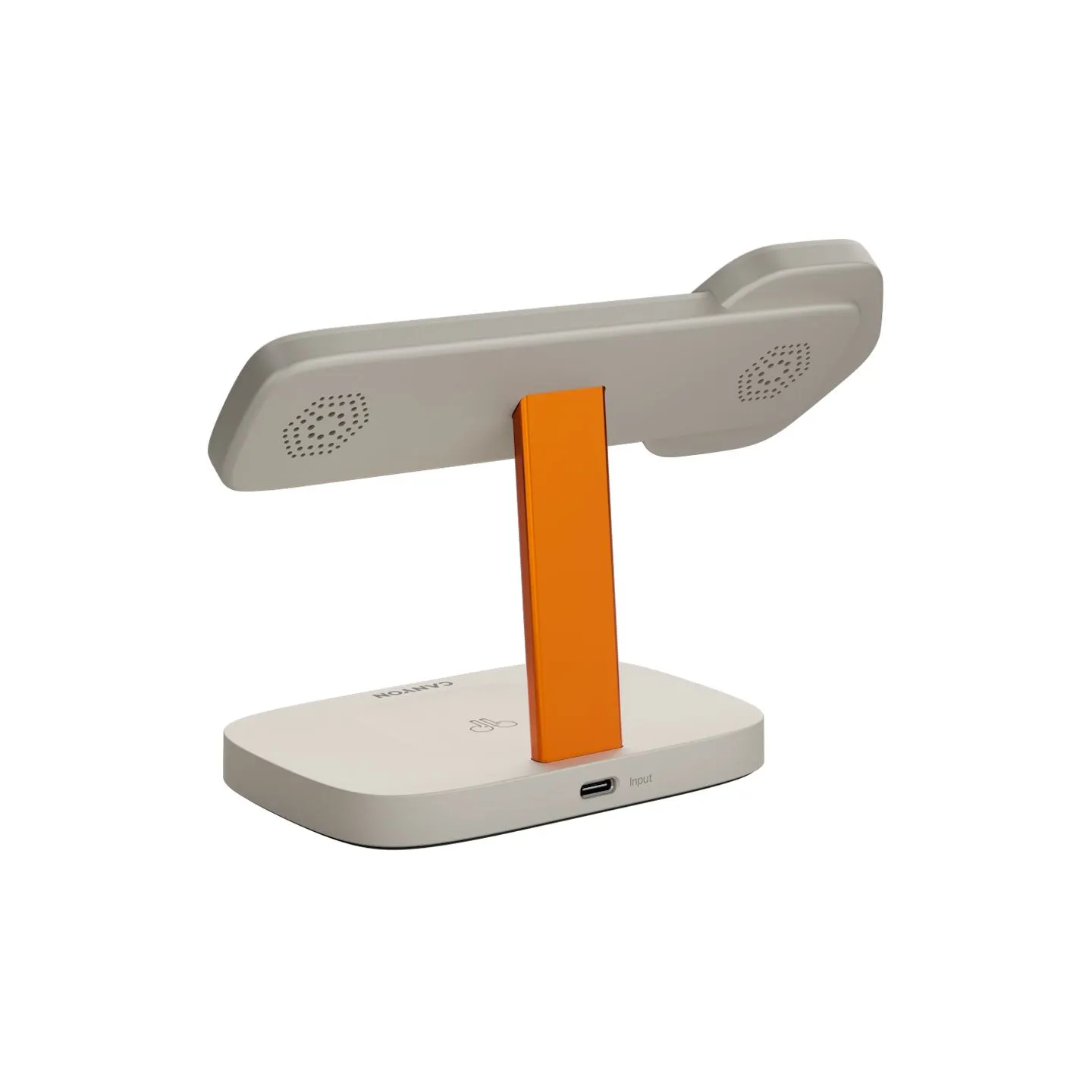 Canyon Wireless Charging Station Hexagon 310 3in1 LightGrey/Orange