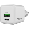 Canyon charger CU20AC GaN 20W 1xPD 1xQC EU White