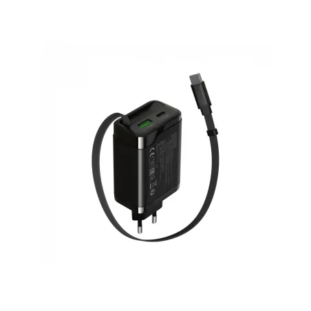 Canyon charger OnCharge 65RC Build-In Cable USB-C 65W 1xPD 1xQC EU Black