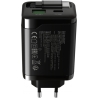 Canyon charger OnCharge 65RC Build-In Cable USB-C 65W 1xPD 1xQC EU Black