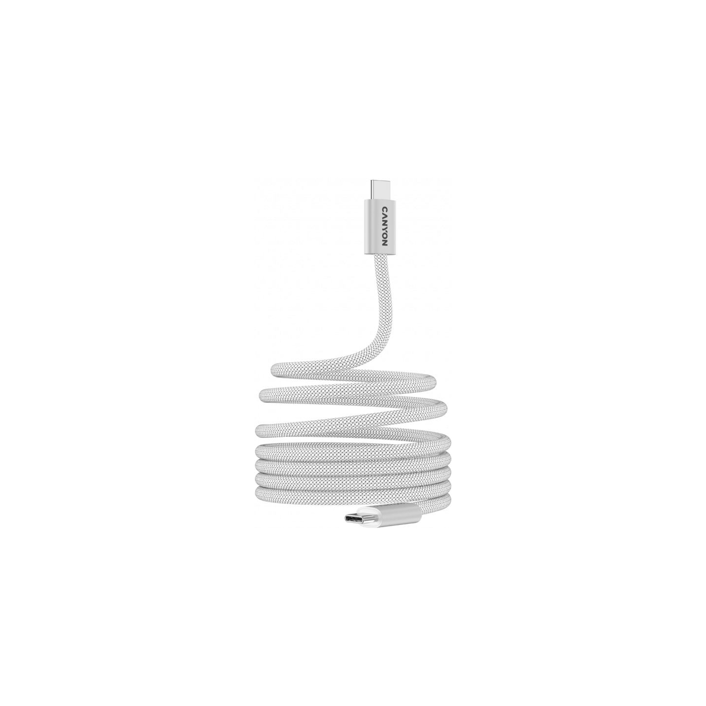 Canyon cable OnWire 60MG C-C 60W Magnet Braided 1m White