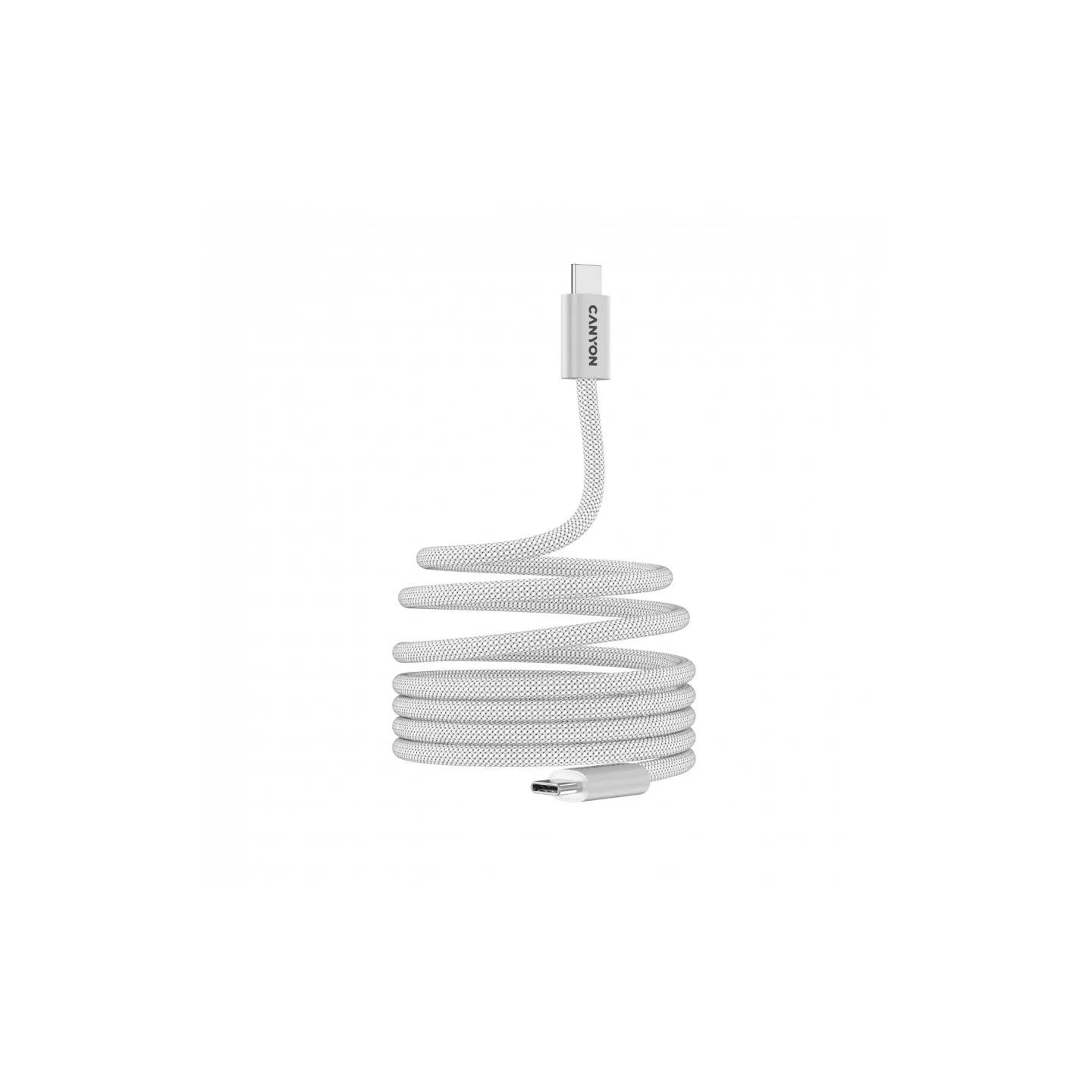 Canyon cable OnWire 60MG C-C 60W Magnet Braided 1m White