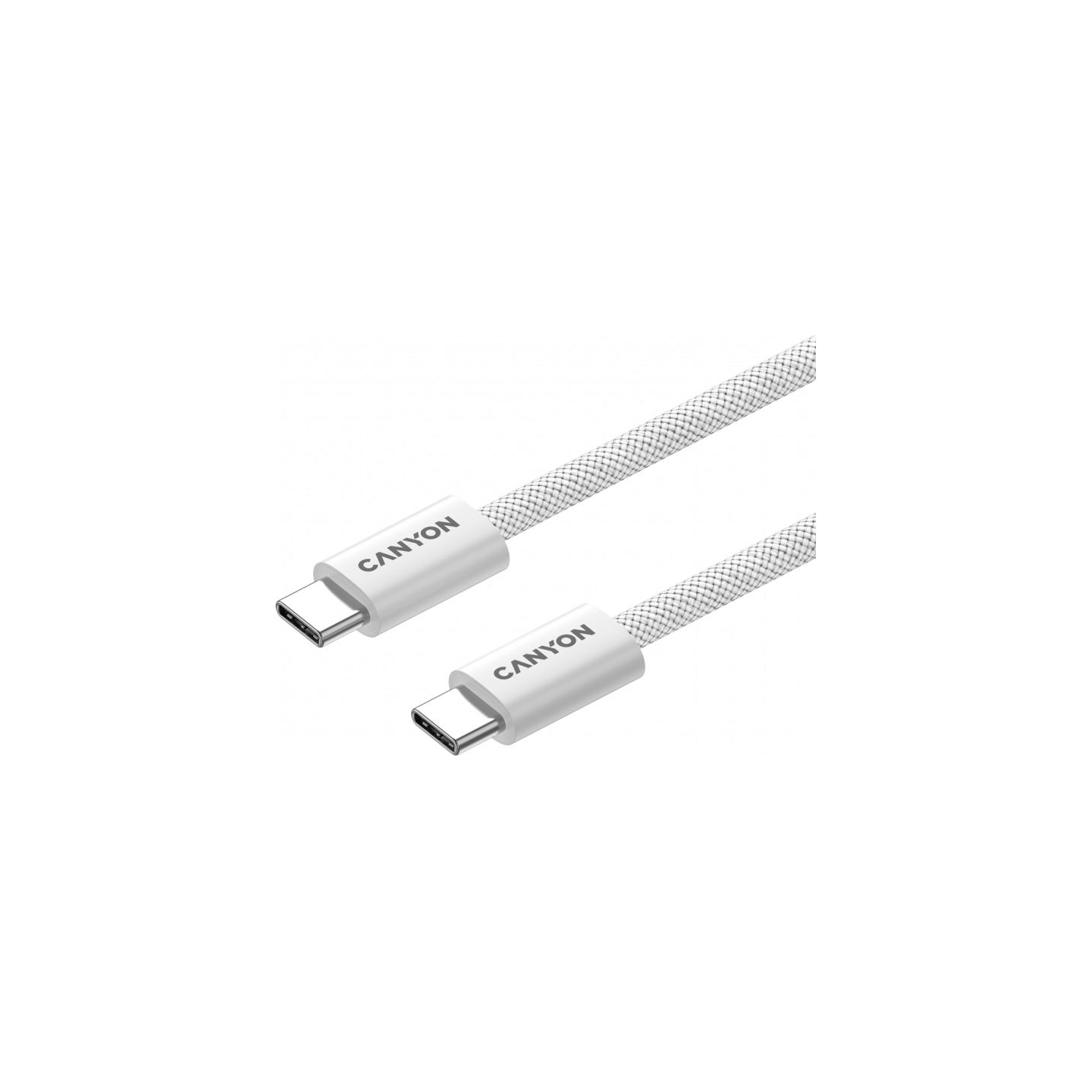 Canyon cable OnWire 60MG C-C 60W Magnet Braided 1m White