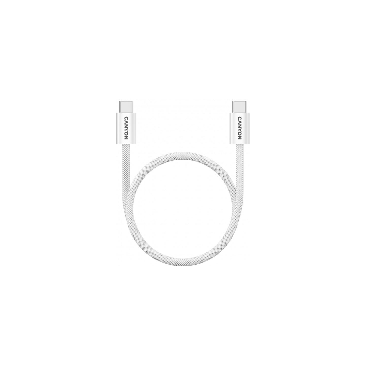 Canyon cable OnWire 60MG C-C 60W Magnet Braided 1m White