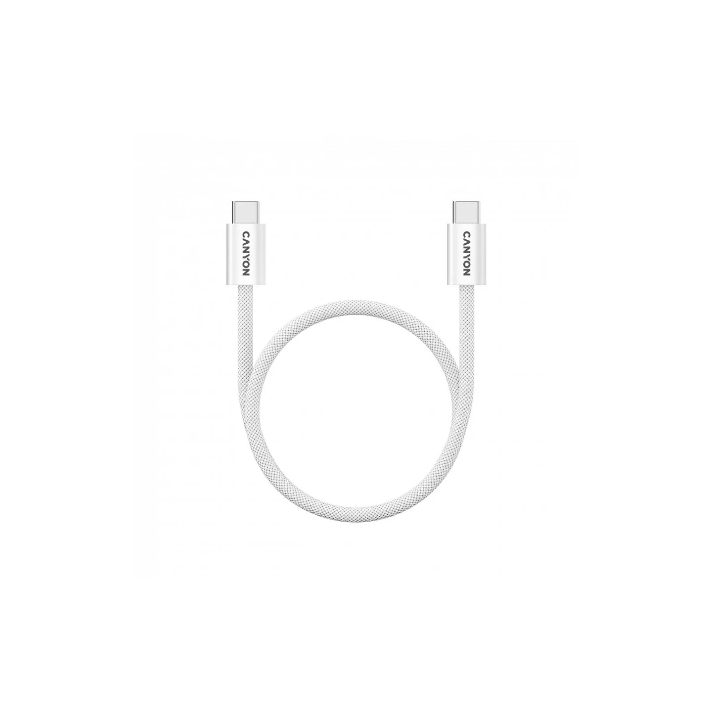 Canyon cable OnWire 60MG C-C 60W Magnet Braided 1m White