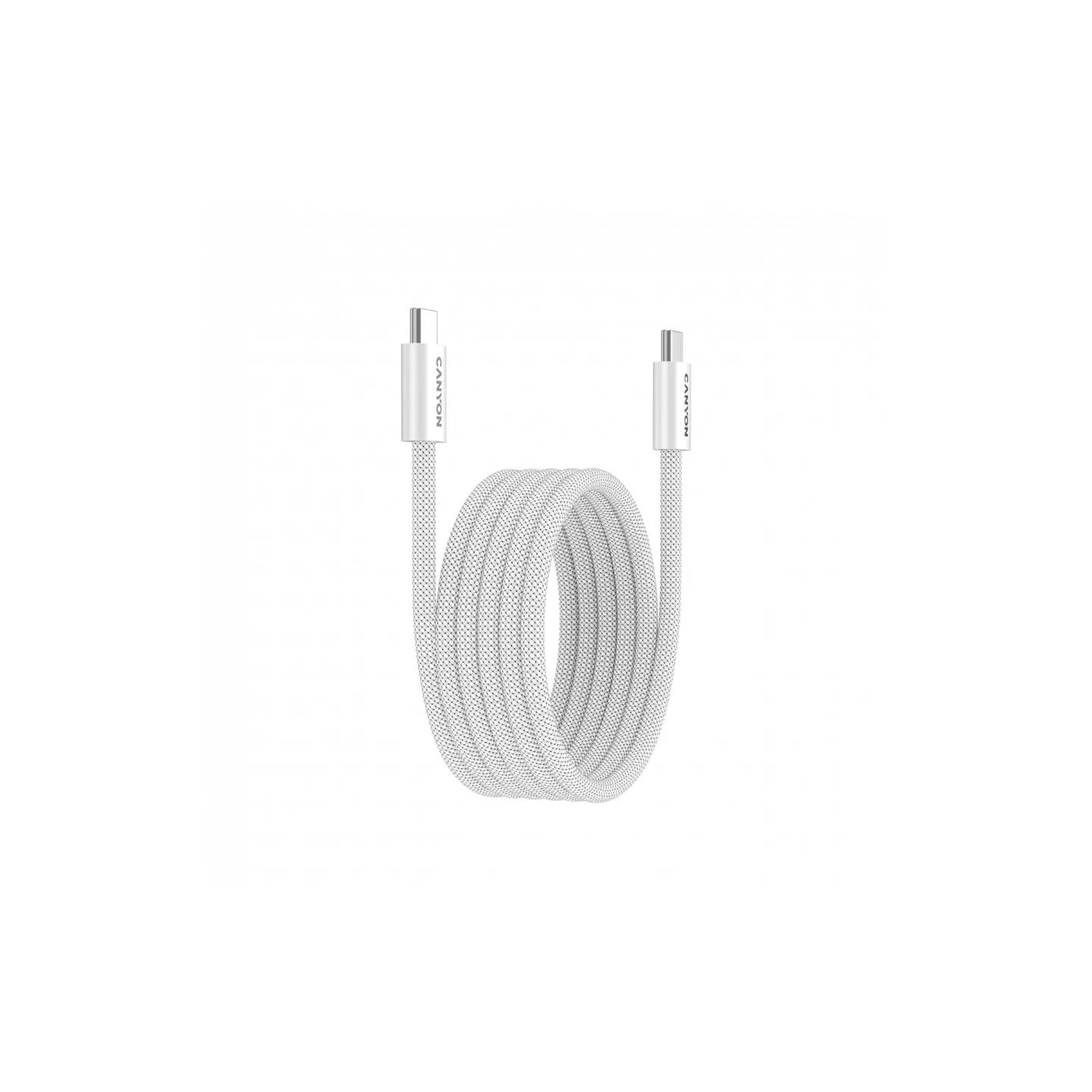 Canyon cable OnWire 60MG C-C 60W Magnet Braided 1m White