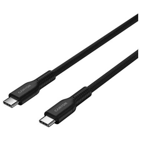 Canyon cable OnWire 60CL C-C 60W COLOR Braided 1m Black