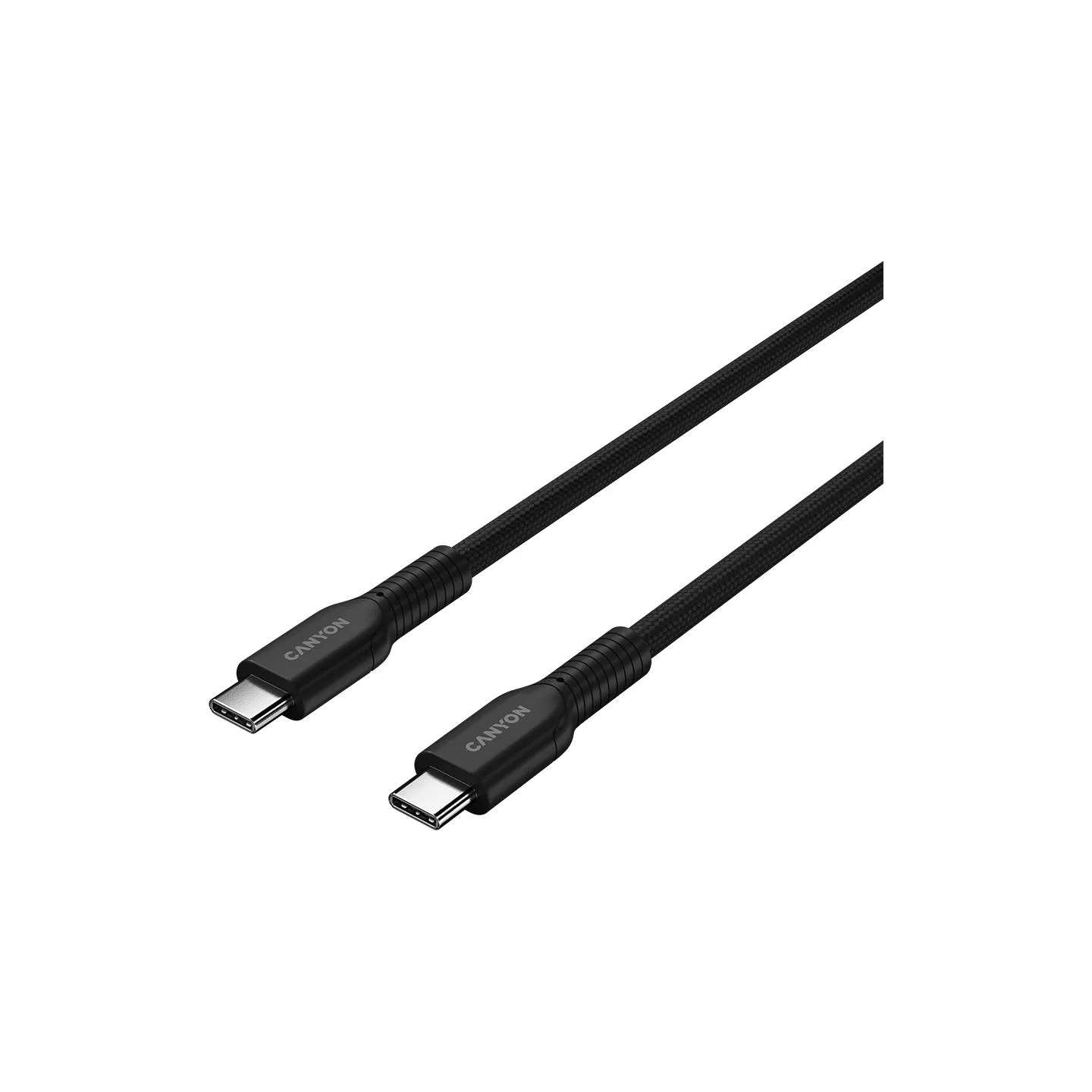 Canyon cable OnWire 60CL C-C 60W COLOR Braided 1m Black