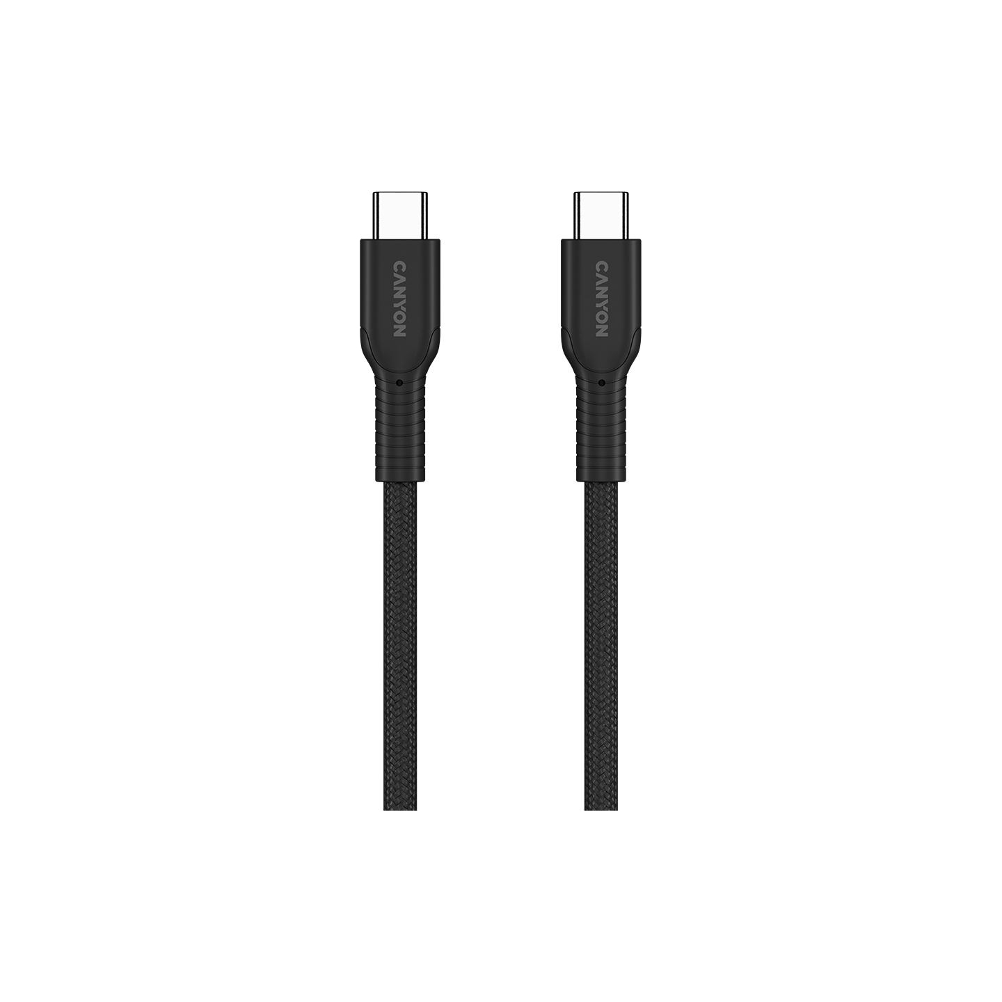 Canyon cable OnWire 60CL C-C 60W COLOR Braided 1m Black