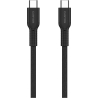 Canyon cable OnWire 60CL C-C 60W COLOR Braided 1m Black