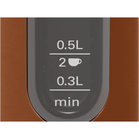 Bosch | Kettle | TWK4P439 | Electric | 2400 W | 1.7 L | Stainless steel | 360° rotational base | Copper