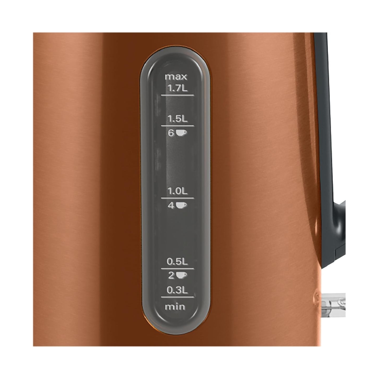 Bosch | Kettle | TWK4P439 | Electric | 2400 W | 1.7 L | Stainless steel | 360° rotational base | Copper