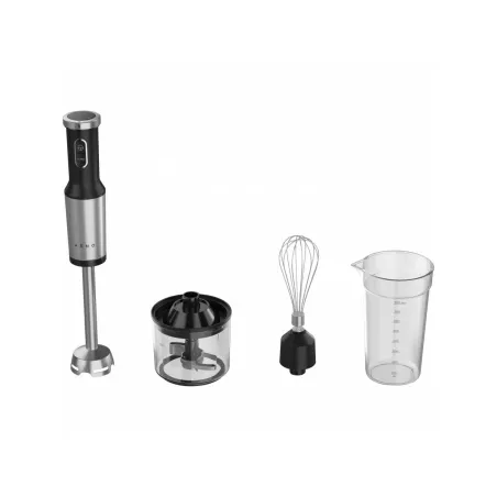 Aeno Hand Blender, 1200W in CB, Black, Tiger Teeth Cutter, Whisk, Food Processor, Cup