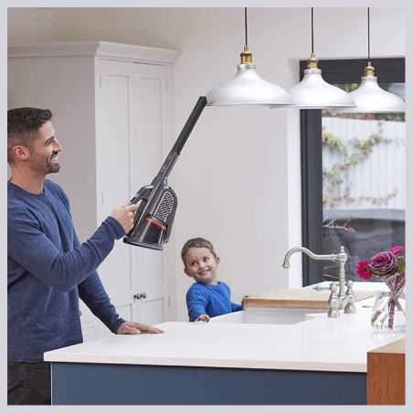 Black & Decker Vacuum Cleaner | BHHV520JF-QW | Cordless | 36 W | 18 V | Operating time (max) 21 min | Grey/Black
