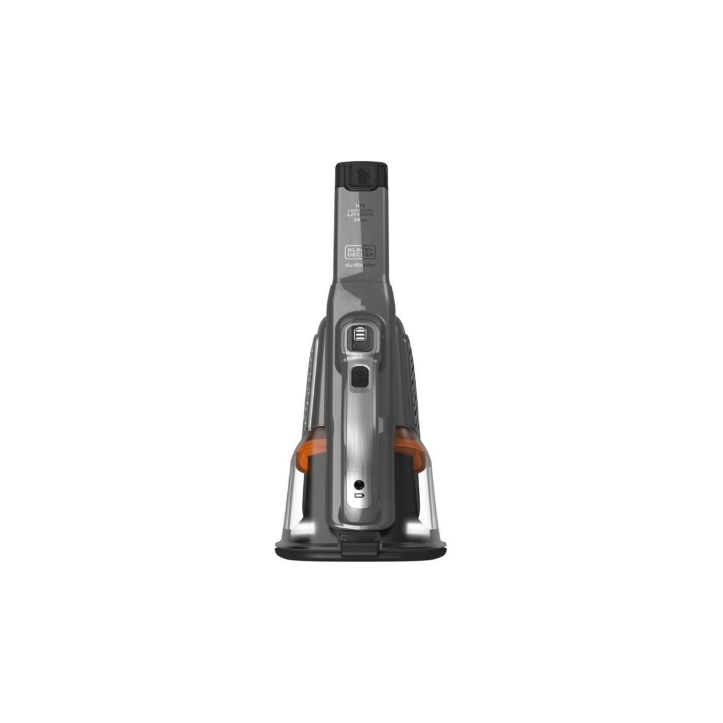 Black & Decker Vacuum Cleaner | BHHV520JF-QW | Cordless | 36 W | 18 V | Operating time (max) 21 min | Grey/Black