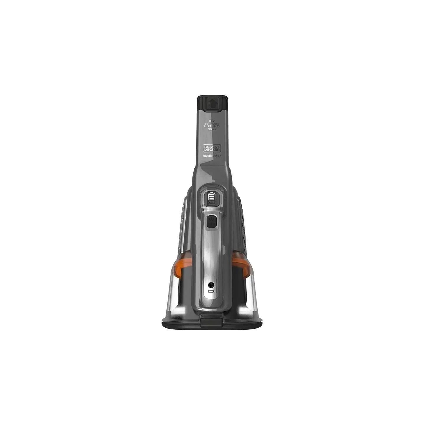 Black & Decker Vacuum Cleaner | BHHV520JF-QW | Cordless | 36 W | 18 V | Operating time (max) 21 min | Grey/Black