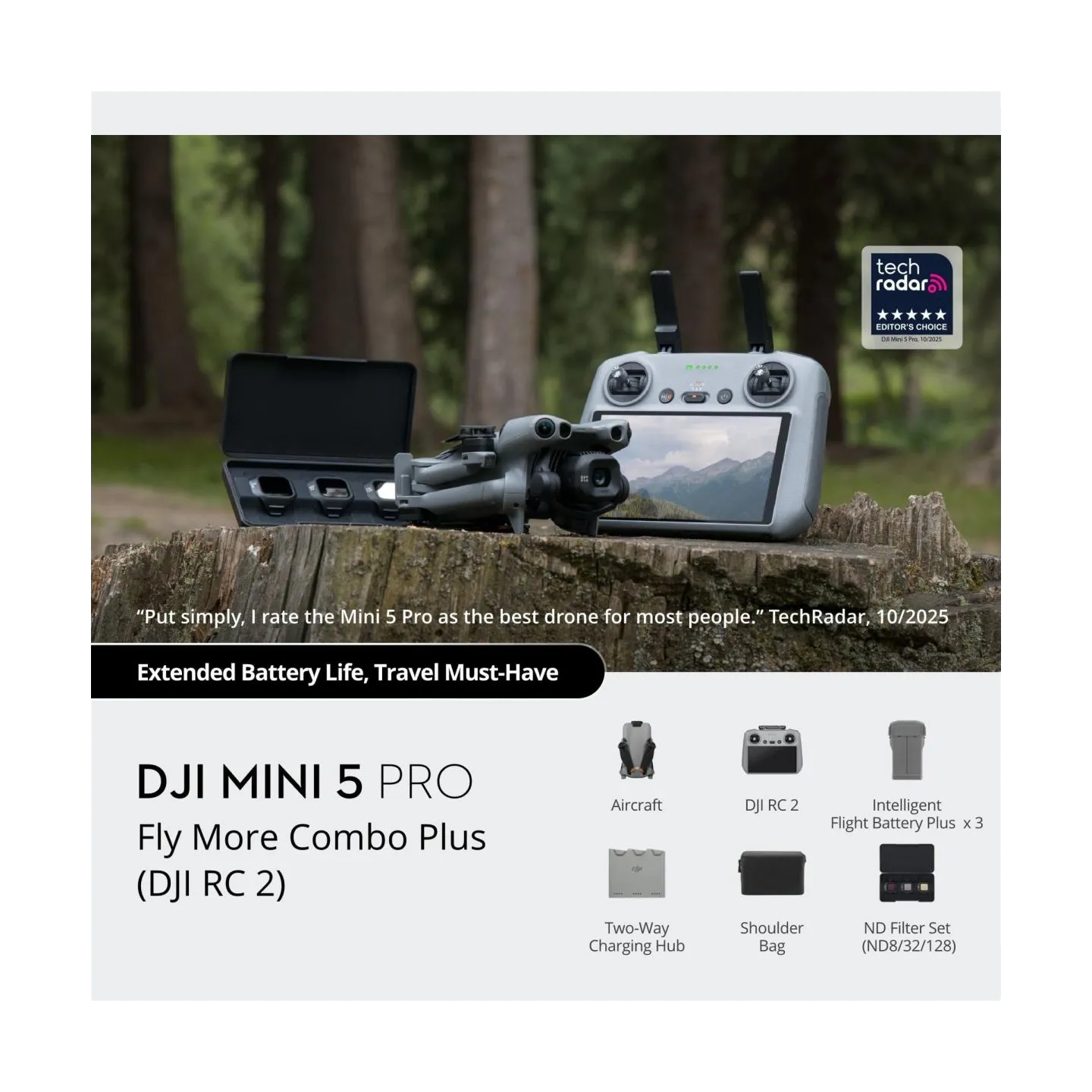 DJI Drone|DJI|Mini 5 Pro Fly More Combo Plus (DJI RC 2)|CP.MA.00001024