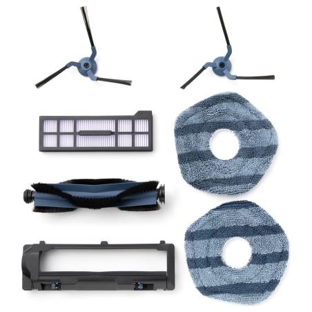 Anker Eufy | Replacement Parts Kit for eufy X10 Pro Omni Robot Vacuum, Roller Brush with Bristles and Rubber, Brush Guard, 2 Sid