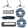 Anker Eufy | Replacement Parts Kit for eufy X10 Pro Omni Robot Vacuum, Roller Brush with Bristles and Rubber, Brush Guard, 2 Sid