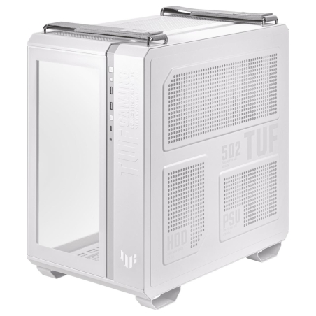 Asus Case|ASUS|TUF Gaming GT502|MidiTower|Case product features Transparent panel|Not included|ATX|MicroATX|MiniITX|Colour White
