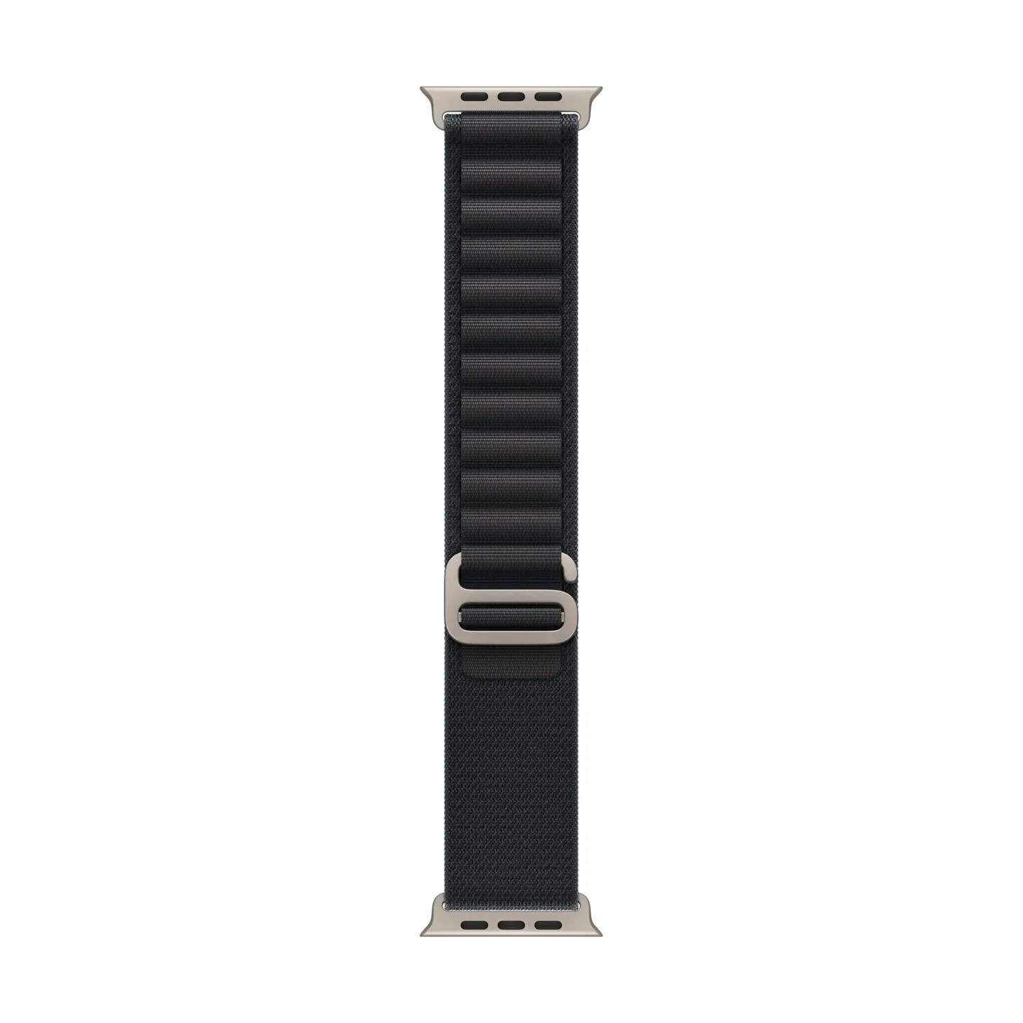 Apple 49mm Black Alpine Loop - Large - Natural Titanium Finish | Apple