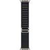 Apple 49mm Black Alpine Loop - Large - Natural Titanium Finish | Apple