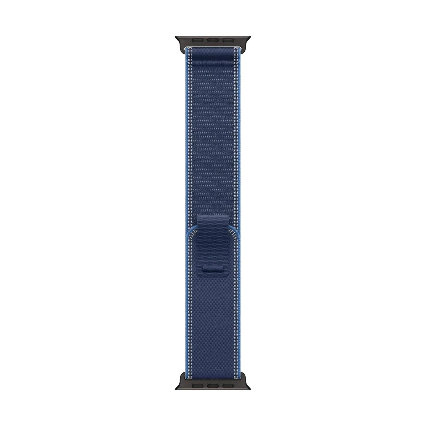 Apple | 49mm Blue/Bright Blue Trail Loop - S/M - Black Titanium Finish